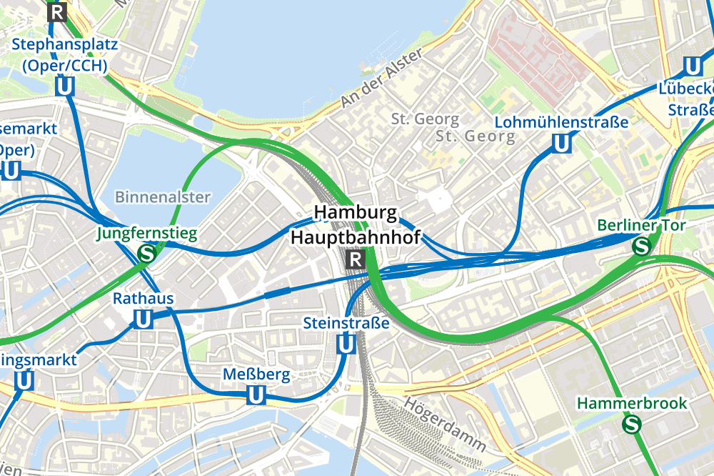 OSM Bright + Public Transport Zoom 14